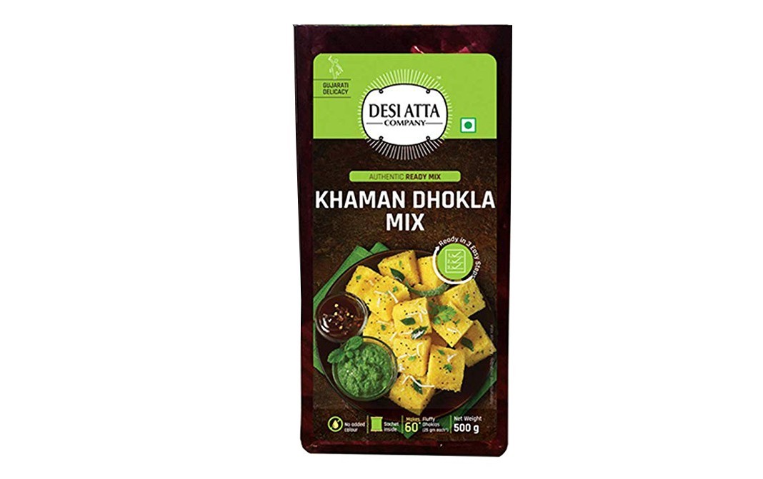 Desi Atta Khaman Dhokla Mix    Pack  500 grams